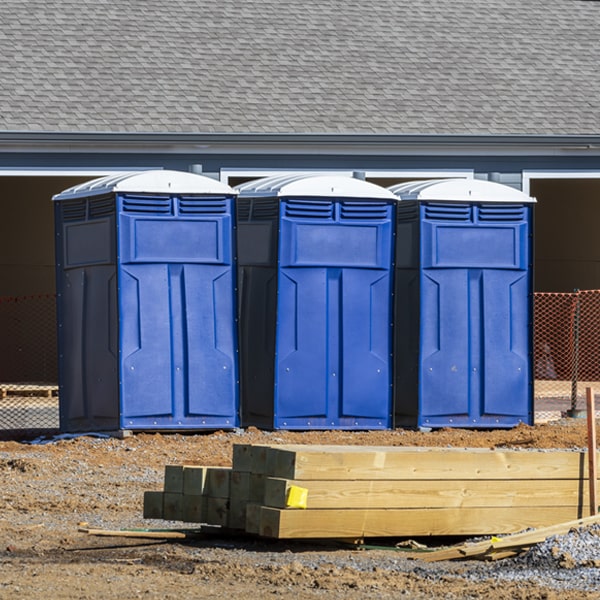 can i customize the exterior of the portable restrooms with my event logo or branding in Edgar Springs